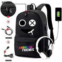 Originali Rainbow Friends kuprinė Spalvinga berniukų mergaičių mokyklinė krepšiai Talpa Kelionės Moterys Vyrai Nešiojamas kompiuteris Mochilas Para Nias