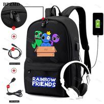 Originali Rainbow Friends kuprinė Spalvinga berniukų mergaičių mokyklinė krepšiai Talpa Kelionės Moterys Vyrai Nešiojamas kompiuteris Mochilas Para Nias