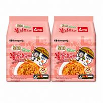SAMYANG Rose vištienos kepti makaronai 140g (4 pakuotės) 2 pink