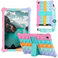 Skirtas Lenovo Tab M10 FHD Plus 10 3 Case 3rd Gen 10,6 colio TB-125F Soft Bubble Kids dangtelis, skirtas Lenovo Tab M10 HD 2nd TB-X306F/X Case M10 FHD Plus TB-X606