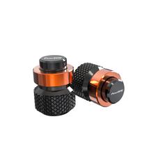Skirta BMW F650GS F 650 GS 2002 2003 2004 2005 2006 2007 Motociklo aliuminio priedai Ratų padangų vožtuvo koto dangteliai sandarūs oranžinė