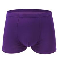 Plius Vyriški apatiniai Vyriški Boxer Tvirtos kelnaitės Šortai Vyriški medvilninės apatinės kelnaitės Kvėpuojantys intymūs vyriški boksai Didelio dydžio 4XL violetinė
