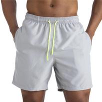 Vyriškos maudymosi kelnaitės Greitai džiūstantys paplūdimio šortai su užtrauktuku užsegamomis kišenėmis ir tinkleliu XXXXL gray