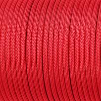 550 Military Paracord 7 vnt. 4 mm taktinio parašiuto laido kempingo priedai išgyvenimui lauke „pasidaryk pats“ apyrankės virvė 15M red