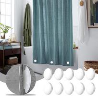 Magnetiniai užuolaidų svoriai Draperijų svarmenys Magnetiniai dušo užuolaidų svoriai apačioje Staltiesės užuolaidų įdėklai, kad nustotų pūsti One Size