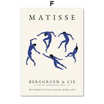 Mėlynos Matisse Abstraktūs Linijos Lapai Gėlė Balandis Sienos Menas Drobės Tapyba Nordic Plakatai Ir Spaudiniai Paveikslai Interjero Namų Dekoras 70x100cm No Framed