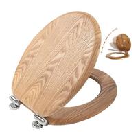 Klozeto dangtis ANGEL SHIELD Ąžuolo spalvos