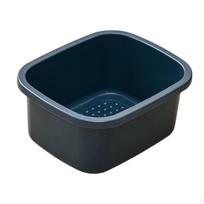 Pėdų vonelės kibiras, Nešiojamas, Vonelė, Tvirtas, Pėdų mirkymo vonelė kojoms mirkyti dark blue S black