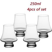 200/250ml Degustaciniai taurės Rinkinys iš 4 vnt. Švino neturintis krištolinis stiklas Viskio taurė Vyno kvapo taurės Kokteilių taurės Baras Restoranas gray