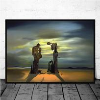 Siurrealizmo drobės paveikslai, autorius Salvadoras Dali. Garsūs sienos meno plakatai ir spaudiniai. Sieniniai paveikslai svetainei, namų dekoravimui 70cm×120cm NoFrame