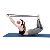 Joga Fitnesas Pasipriešinimo juosta Vaikai Suaugusieji Lotynų Amerikos šokiai Elastingas tempimo diržas Traukimo dirželis mankštai gray