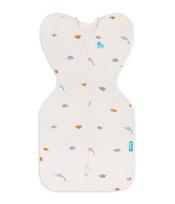 Plonas miegmaišis kūdikiui Love To Dream Swaddle UP Dinosnore, įvairių spalvų/smėlio sp., 68 cm x 29 cm