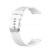 22MM Silikoninis Laikrodžio Dirželis Huawei Watch GT 1 GT 2 46mm Išmanus Apyrankė Polar Grit X / Vantage M Apyrankė Riešo Dirželis Universal 22mm width white