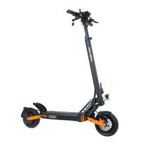 Kukirin G2 Pro VMP sertifikuotas sulankstomas elektrinis paspirtukas, 500W 48V 15.6Ah, 25km/h maksimalus greitis, amortizatoriai ir diskinis stabdys, legalus keliuose Ispanijoje G2ProVMP juoda