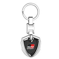 Metalinis Automobilio Stiliaus Raktų Pakabukas Raktų Pakabukas Raktų Žiedai Pakabukas TRD Toyota GR Corolla Yaris Aygo GT86 Prius RAV4 Camry Auris GR gray