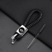 1 vnt. Odinis raktų pakabukas Automobilio raktų pakabukas Pakabukas Raktų pakabuko dekoras Stilius MINI Cooper Fridge One S F56 R57 R58 R60 JCW Countryman Clubman black