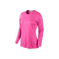 Nike Logotipas Apvalia Kaklo Megztinis Ilgomis Rankovėmis Marškinėliai Moteriški Marškinėliai 519834-667 XL pink