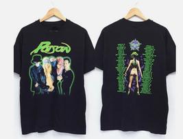 Poison grupė 90-ųjų 2 pusės Retro stiliaus juodi marškinėliai Unisex marškinėliai Vtg 4XL beige