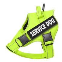 Dog Chest and Back Straps for Medium and Large-sized Pets, Anti-collision and Anti-slip XS žalia