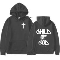 Dievo Dievas Biblija Krikščioniškas Religinis Jėzus Grafinis Spaudinys Hoodies Vyriški Populiarus Drabužis Per dydį Aukštos Kokybės Džemperiai Streetwear S black