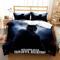 Baisus žaidimas The Walking Dead spausdintas patalynės komplektas prabangus Queen dydžio patalynės komplektas Švelnus ir patogus Individualus patalynės komplektas berniukui 70x133cm 2pcs gray