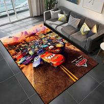 Disney Žaibo Makvyno Automobilio Spaudinio Kilimas Vaikų Svetainės Žaidimų Neslystantis Minkštas Įėjimo Grindų Kilimėlis Miegamojo Namų Dekoro Kilimas 40x60cm gray