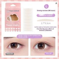 90/240Pcs Double Eyelid Stickers Natural Invisible Long-Lasting Big Eye Beauty Tapes Shaping for Single Eyelid white