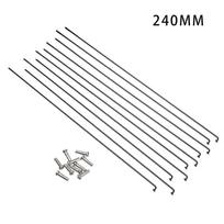 Didelio stiprumo su speneliais dviračio stipinai dviračio remontas kalnų plento dviračiai dviračiai stipinai vielos 240MM gray