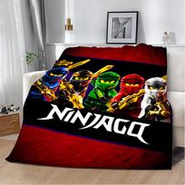 Animacinių filmų raštų pledas Pledai iškylai Šiltas pledas Minkštas ir N-ninjagos Patogus pledas Namams Kelionėms Gimtadienio dovana 30x40in