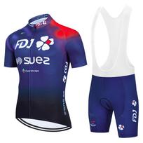 2024 Groupama FDJ TDF Dviratininko Džersio Rinkinys Paris Trumpomis Rankovėmis Greitai Džiūstantis Maillot Ciclismo Lenktyninio Dviračio Drabužiai 3XL