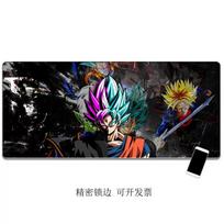Super populiari Dragon Ball serija Son Goku spausdintas odinis pelės kilimėlis, padidintas kraštų fiksatorius, kompiuterio stalo klaviatūros kilimėlis, vaikams mokytis rašyti stalo kilimėlis 80x40cm