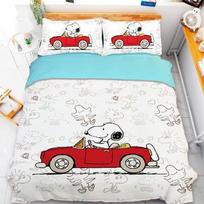 Animacinis šuo 3D spausdinimas Išskirtinis Snoopy patalynės komplektas Užvalkalas ant antklodės Antklodė Lovos Jaunimo Mergaitės Berniukai Dovana EU Single(135*200cm)3pcs