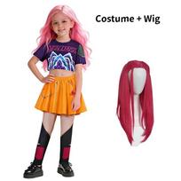 Vaikams Mergaitėms Kpop Rumi Zoey Mira Cosplay Kostiumas Anime Medžiotojai Cosplay Drabužiai Perukas Apranga Helovino Šventės Kostiumai Vaikui 110 orange