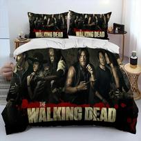 Horror TV The Walking Dead Lincoln Comforter Bedding SetDuvet Cover Bed Set Quilt Cover PillowcaseKing Queen Size Bedding Set AU Single(140*210cm)3pcs