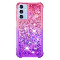 Krutinio dėklas, skirtas Samsung Galaxy A17, Blizgučių, Žybsinčių, Gradiento dėklas, skirtas Samsung A16 A15 A14 A13 4G 5G A12 telefono dėklui Fundas Coque Galaxy A17 pink