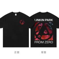 Linkin Park From Zero Marškinėliai Vyrams Moterims Linkin Park Naujo Albumo Tour Roko Trumpomis Rankovėmis Streetwear Hip Hop Moteriški Vyriški Drabužiai L gray