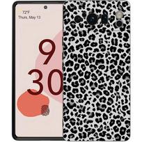 Leopardo Gepardo rašto telefono dėklas Google Pixel 8 7 6 Pro 8A 6A 7A 5G minkšto silikono smūgiams atsparaus TPU juodo dangtelio Fundas Pixel 7 Pro