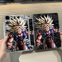 Dragon Balls Trunks planšetinio kompiuterio dėklas, skirtas iPad Air 4 5 M3 M2 1 2 M4 11 colių Pro 11-osios 10-osios 9-osios 8-osios 7-osios 12,9 colio Mini 6 7 Pro 2025 Y-Fold iPad Mini 7 8.3 gray