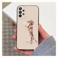 Takso šuo Dešrainis Šuo dėklas Samsung S22,S25,S24,S23,Ultra,FE,S20,S10,Plus,S21,S9,Lite,Minkštas silikonas Juodas SamsungS21