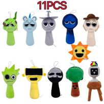 Sprunki Plush Toy Sets Sprunki Plushie Doll Singers Oren Wenda Gaming Set Cartoon Stuffed Pillow Kids Birthday Gift Christmas Holiday Gifts