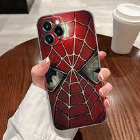 Marvel Žmogus-voras Skaidrus telefono dėklas iPhone 17 Pro Max 17E 11 12 13 14 15 16 Pro Max 15 Plus 17 Air 16E 7 XS Minkštas dėklas iPhone 15