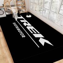 T-Trek Dviratininko Logotipas Grindų Kilimas Nordic Stiliaus Namų Durų Kilimėlis Vonios-Tualeto Kilimėliai Miegamojo Viešbučio Dekoro Kilimėlis 60x90cm white