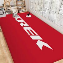 T-Trek Dviratininko Logotipas Grindų Kilimas Nordic Stiliaus Namų Durų Kilimėlis Vonios-Tualeto Kilimėliai Miegamojo Viešbučio Dekoro Kilimėlis 60x90cm