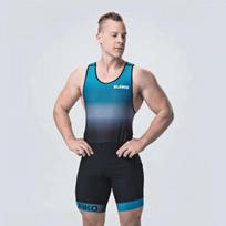 Eleiko Imtynių Kostiumas Viengubas Vyriškas Laisvo Stiliaus Sunkiosios Atletikos Drabužiai Kovos Menų Treniruotės Skaitmeninė Spauda L