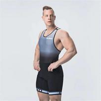 Eleiko Imtynių Kostiumas Viengubas Vyriškas Laisvo Stiliaus Sunkiosios Atletikos Drabužiai Kovos Menų Treniruotės Skaitmeninė Spauda M gray