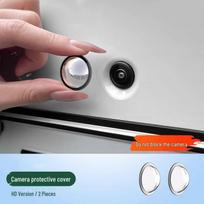 AION i60/All Series 360° Camera Lens Protector for Interior Car Decoration Front Camera Protection Cover - 2 Piece Set gray