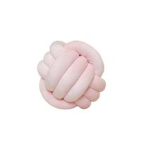 Šiaurietiškas trijų gijų mazgo kamuolio dekoratyvinis pagalvėlė - Rankų darbo elastaninis dekoratyvinis pagalvėlė 13CM/170g white