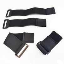 Lipni nailoninė Velcro juosta su elastiniu atvirkštiniu sagtimi riešui, kojai ar juosmeniui 38mm x 1000mm black