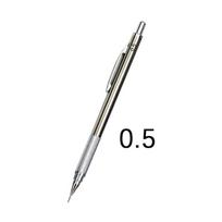 Profesionalus metalinis mechaninis pieštukas piešimui 0,3/0,5/0,7/0,9/1,3/2,0/3,0 mm gray