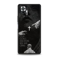 Phone Case For Xiaomi Redmi Note 14 13 12 Pro Plus 5G 9S 9 10 11 4G 14C 13C 12C 10C 9C 9A Soft Cover Christian Bible Jesus Redmi Note 13 5G black